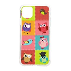 Owls Pattern Abstract Art Vector Cartoon Iphone 11 Pro Max 6 5 Inch Tpu Uv Print Case