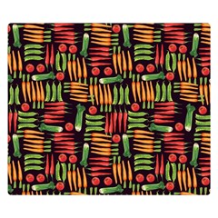 Vegetable Two Sides Premium Plush Fleece Blanket (small) by SychEva