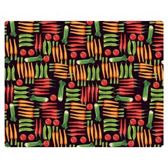 Vegetable Two Sides Premium Plush Fleece Blanket (medium) by SychEva