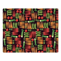 Vegetable Two Sides Premium Plush Fleece Blanket (large) by SychEva