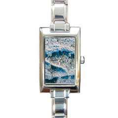 Waves Wave Nature Beach Rectangle Italian Charm Watch by Salman4z