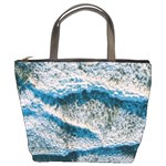 Waves Wave Nature Beach Bucket Bag Front