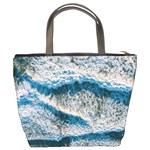 Waves Wave Nature Beach Bucket Bag Back