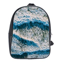 Waves Wave Nature Beach School Bag (large) by Salman4z