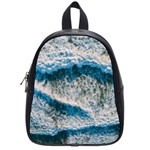 Waves Wave Nature Beach School Bag (Small) Front