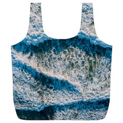 Waves Wave Nature Beach Full Print Recycle Bag (xl) by Salman4z