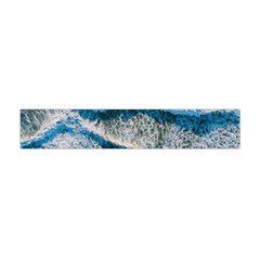 Waves Wave Nature Beach Premium Plush Fleece Scarf (mini) by Salman4z