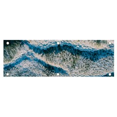 Waves Wave Nature Beach Banner And Sign 6  X 2  by Salman4z