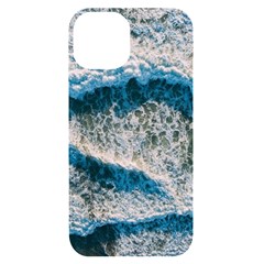 Waves Wave Nature Beach Iphone 14 Black Uv Print Case by Salman4z