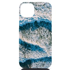 Waves Wave Nature Beach Iphone 14 Plus Black Uv Print Case by Salman4z