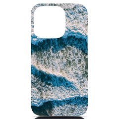 Waves Wave Nature Beach Iphone 14 Pro Black Uv Print Case by Salman4z