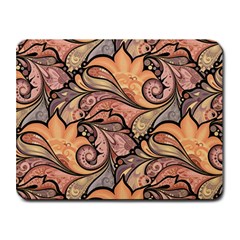 Colorful Background Artwork Pattern Floral Patterns Retro Paisley Small Mousepad