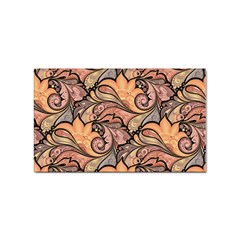 Colorful Background Artwork Pattern Floral Patterns Retro Paisley Sticker (rectangular) by Salman4z