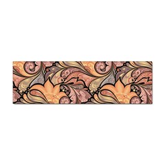 Colorful Background Artwork Pattern Floral Patterns Retro Paisley Sticker (bumper) by Salman4z