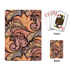 Colorful Background Artwork Pattern Floral Patterns Retro Paisley Playing Cards Single Design (rectangle) by Salman4z