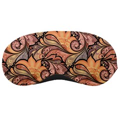 Colorful Background Artwork Pattern Floral Patterns Retro Paisley Sleeping Mask by Salman4z