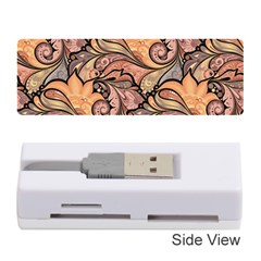 Colorful Background Artwork Pattern Floral Patterns Retro Paisley Memory Card Reader (stick) by Salman4z