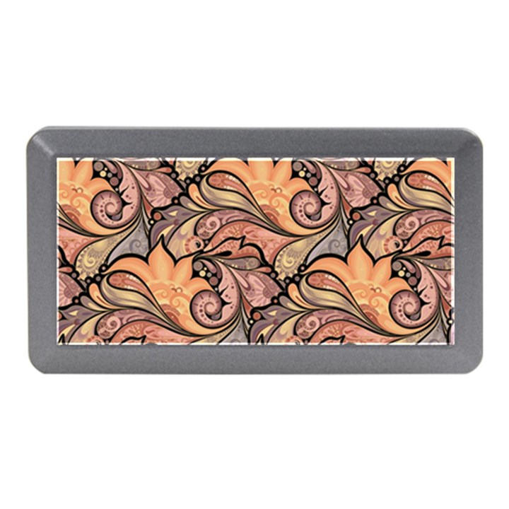 Colorful Background Artwork Pattern Floral Patterns Retro Paisley Memory Card Reader (Mini)