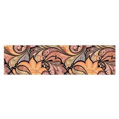 Colorful Background Artwork Pattern Floral Patterns Retro Paisley Oblong Satin Scarf (16  X 60 ) by Salman4z