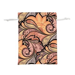 Colorful Background Artwork Pattern Floral Patterns Retro Paisley Lightweight Drawstring Pouch (s) by Salman4z