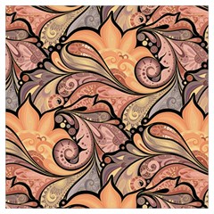 Colorful Background Artwork Pattern Floral Patterns Retro Paisley Lightweight Scarf  by Salman4z