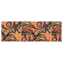 Colorful Background Artwork Pattern Floral Patterns Retro Paisley Banner And Sign 12  X 4  by Salman4z