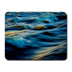 Waves Wave Water Blue Sea Ocean Abstract Small Mousepad