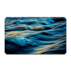 Waves Wave Water Blue Sea Ocean Abstract Magnet (Rectangular)