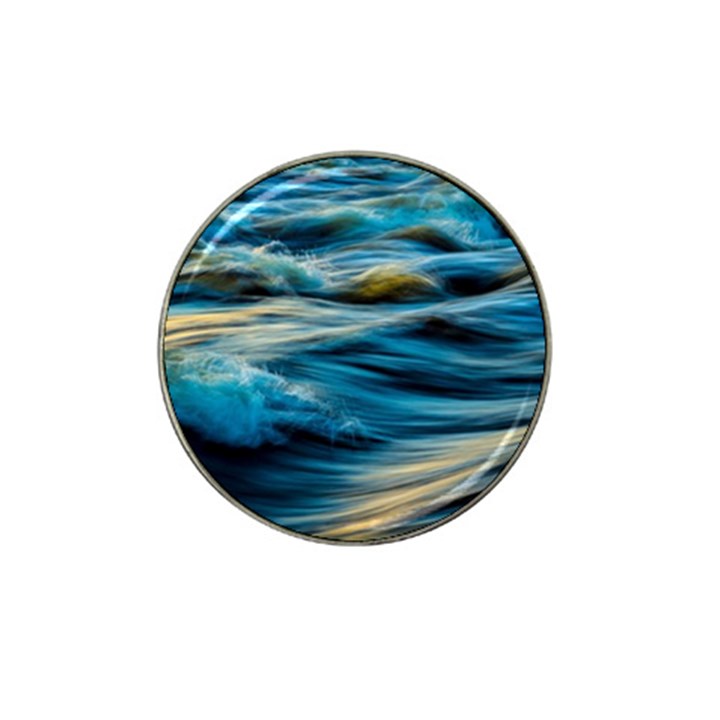 Waves Wave Water Blue Sea Ocean Abstract Hat Clip Ball Marker