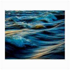 Waves Wave Water Blue Sea Ocean Abstract Small Glasses Cloth