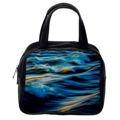 Waves Wave Water Blue Sea Ocean Abstract Classic Handbag (One Side)