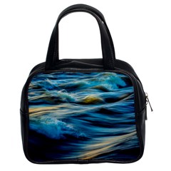 Waves Wave Water Blue Sea Ocean Abstract Classic Handbag (Two Sides)