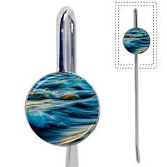 Waves Wave Water Blue Sea Ocean Abstract Book Mark