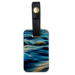 Waves Wave Water Blue Sea Ocean Abstract Luggage Tag (one side)