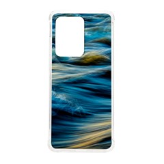 Waves Wave Water Blue Sea Ocean Abstract Samsung Galaxy S20 Ultra 6 9 Inch Tpu Uv Case by Salman4z