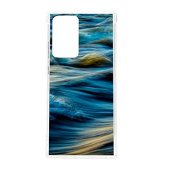 Waves Wave Water Blue Sea Ocean Abstract Samsung Galaxy Note 20 Ultra Tpu Uv Case by Salman4z