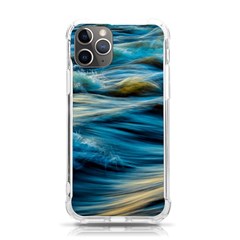 Waves Wave Water Blue Sea Ocean Abstract iPhone 11 Pro 5.8 Inch TPU UV Print Case