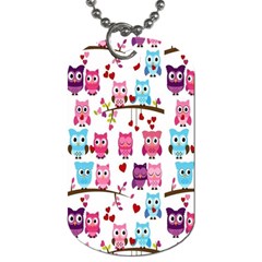 Owl Pattern Dog Tag (one Side) by Salman4z