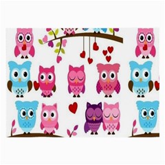 Owl Pattern Large Glasses Cloth by Salman4z