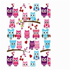 Owl Pattern Small Garden Flag (two Sides) by Salman4z