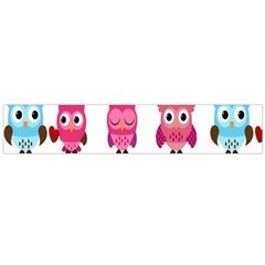 Owl Pattern Large Premium Plush Fleece Scarf  by Salman4z