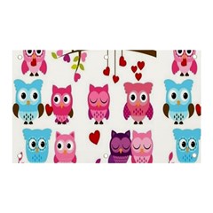 Owl Pattern Banner And Sign 5  X 3  by Salman4z