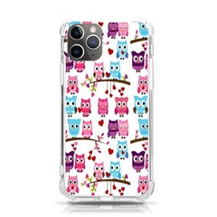 Owl Pattern Iphone 11 Pro 5 8 Inch Tpu Uv Print Case by Salman4z