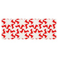 Lonely T-rex Dinosaur Dinosaur Game Pattern Banner and Sign 8  x 3 