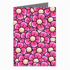 Pattern Scrapbooking Flowers Bloom Decorative Greeting Cards (pkg Of 8) by Ravend