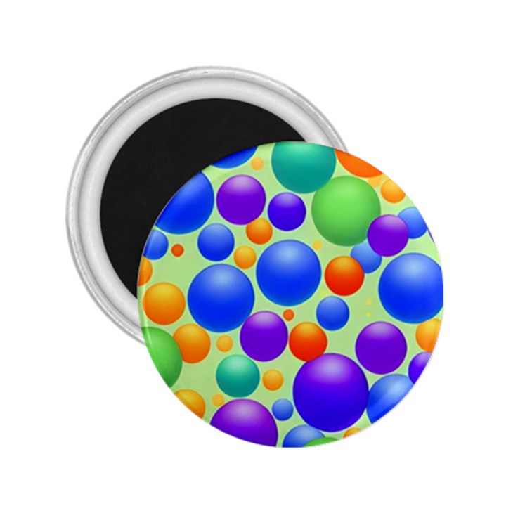 Background Pattern Design Colorful Bubbles 2.25  Magnets