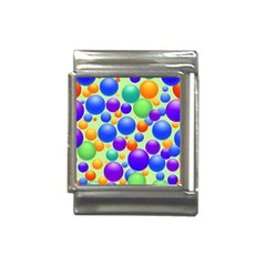 Background Pattern Design Colorful Bubbles Italian Charm (13mm) by Ravend