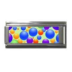 Background Pattern Design Colorful Bubbles Superlink Italian Charm (9mm) by Ravend