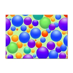 Background Pattern Design Colorful Bubbles Sticker A4 (100 Pack) by Ravend