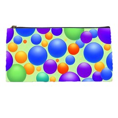 Background Pattern Design Colorful Bubbles Pencil Case by Ravend